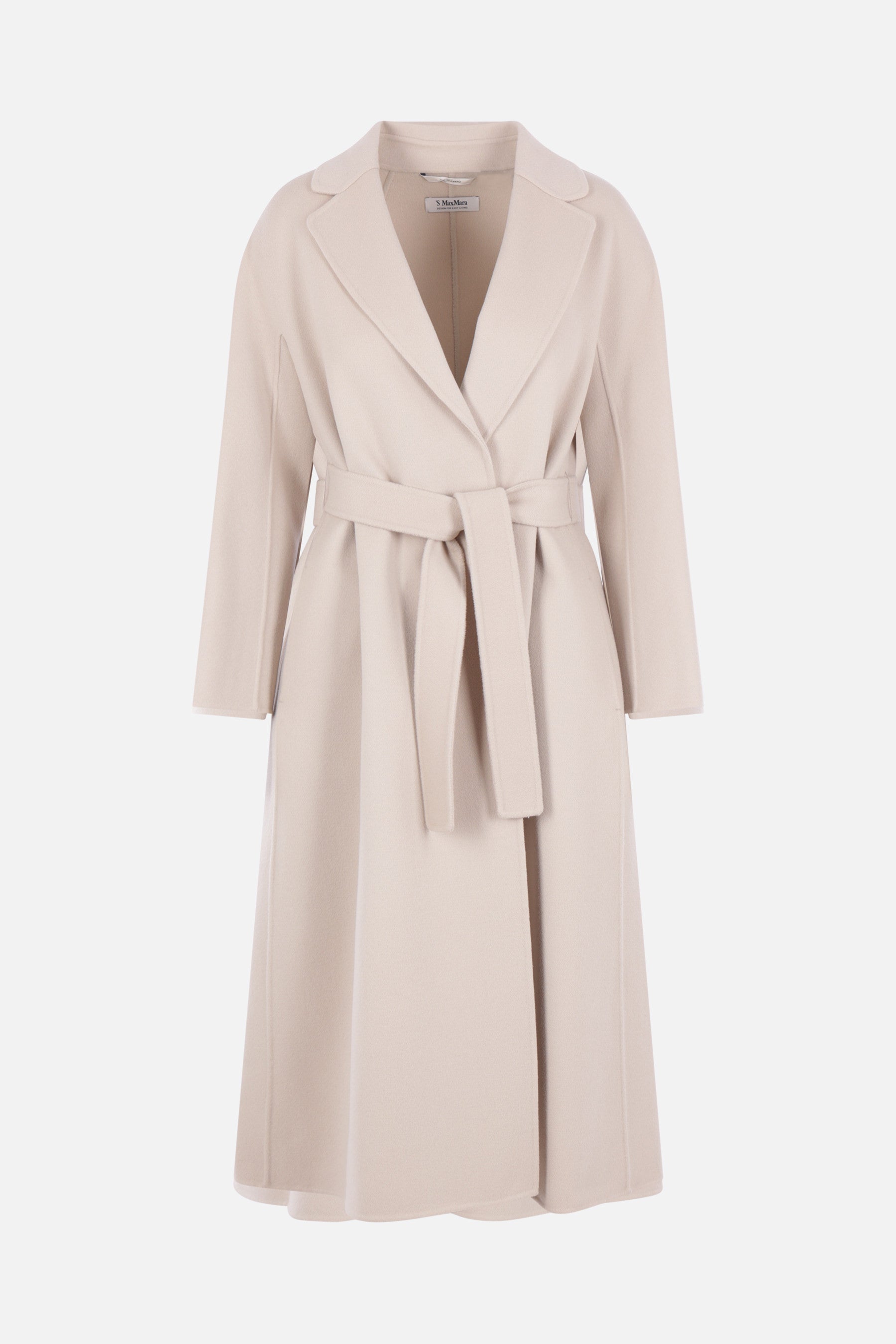 Esturia wrap coat in wool