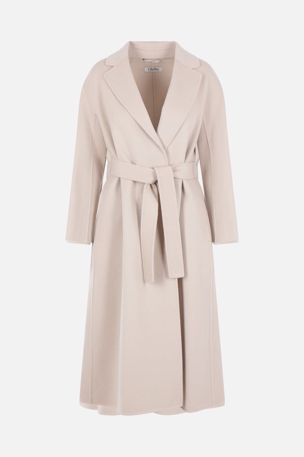 Esturia wrap coat in wool