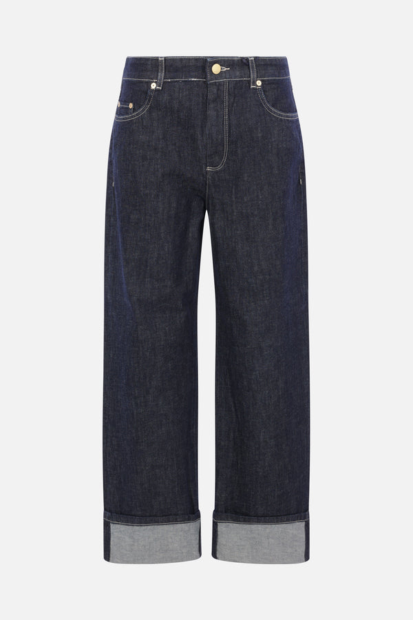 Poggio cropped jeans in denim