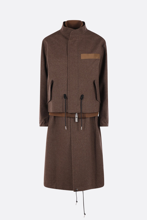 wool parka coat