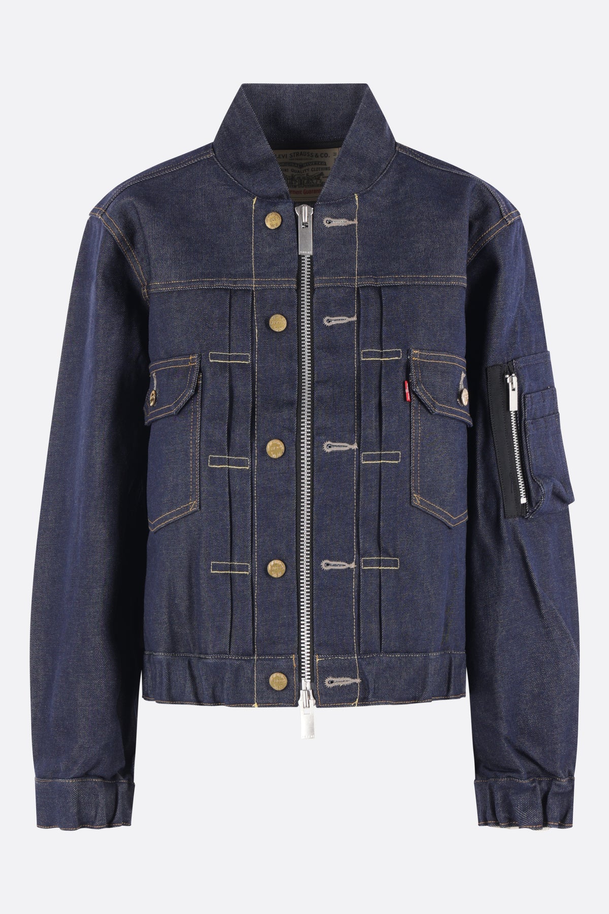 denim bomber jacket