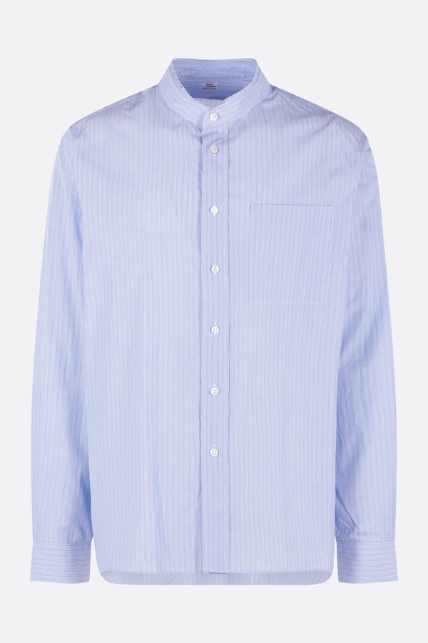 camicia oversizein popelin a righe