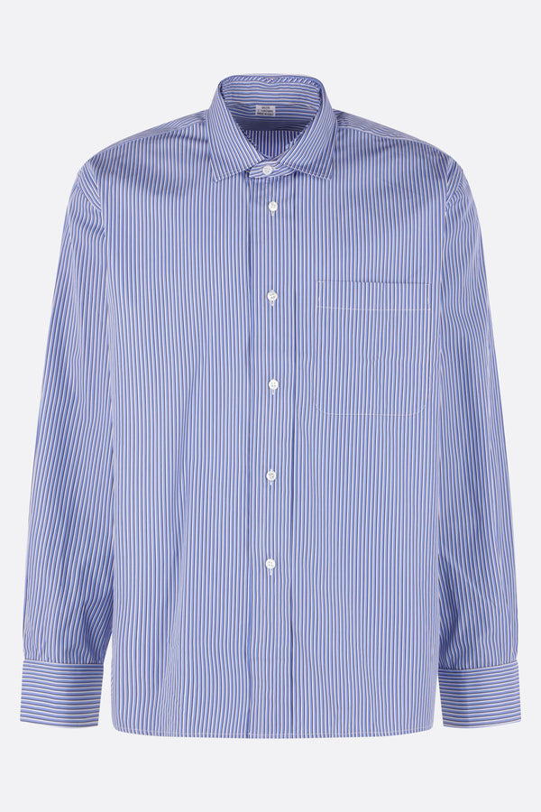 camicia oversize in popeline
