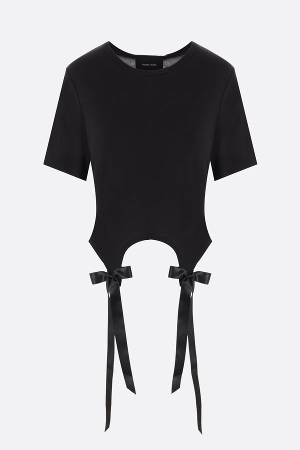 t-shirt Bow Tail in jersey