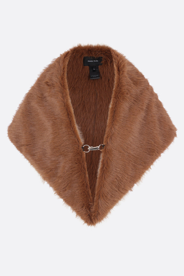 faux fur cup scarf
