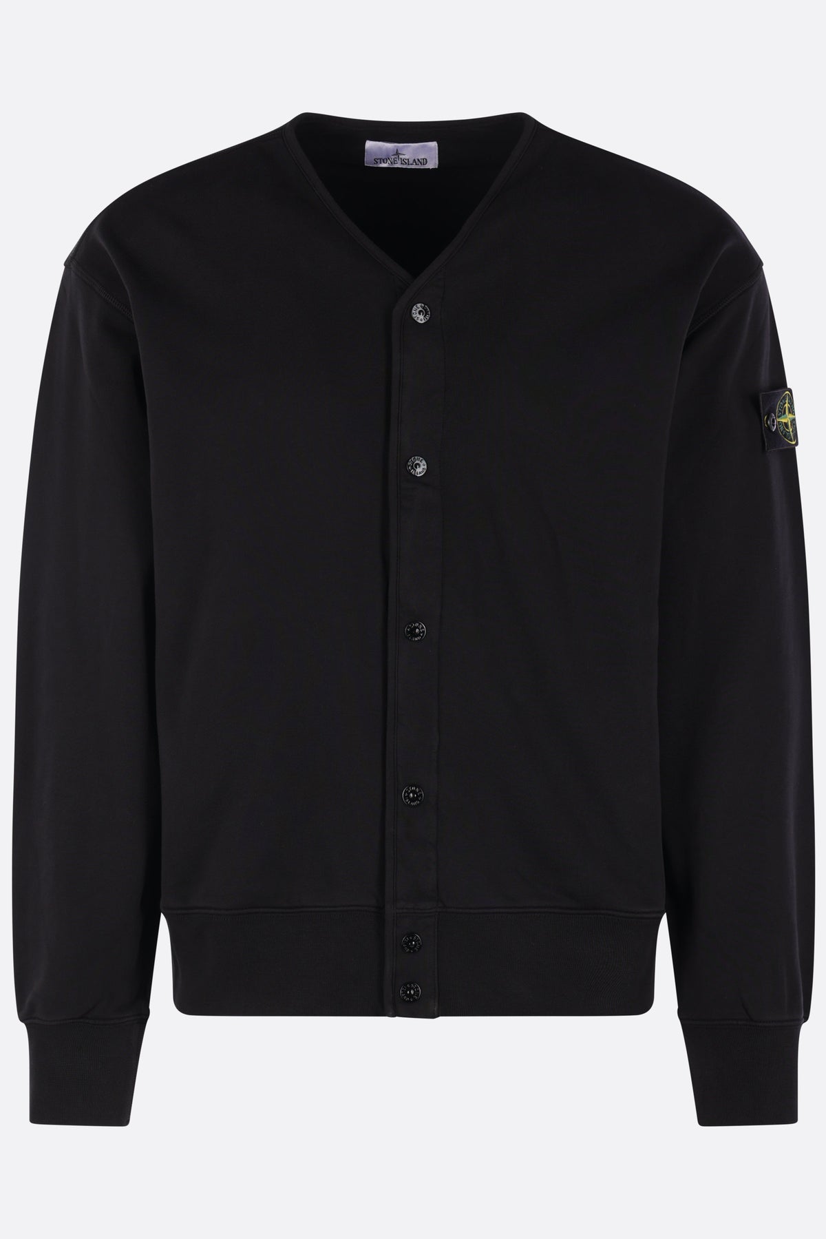 cardigan sweatshirt in jersey