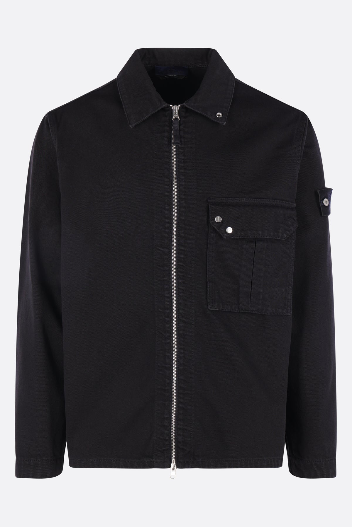 overshirt in Light Bull Denim-TC