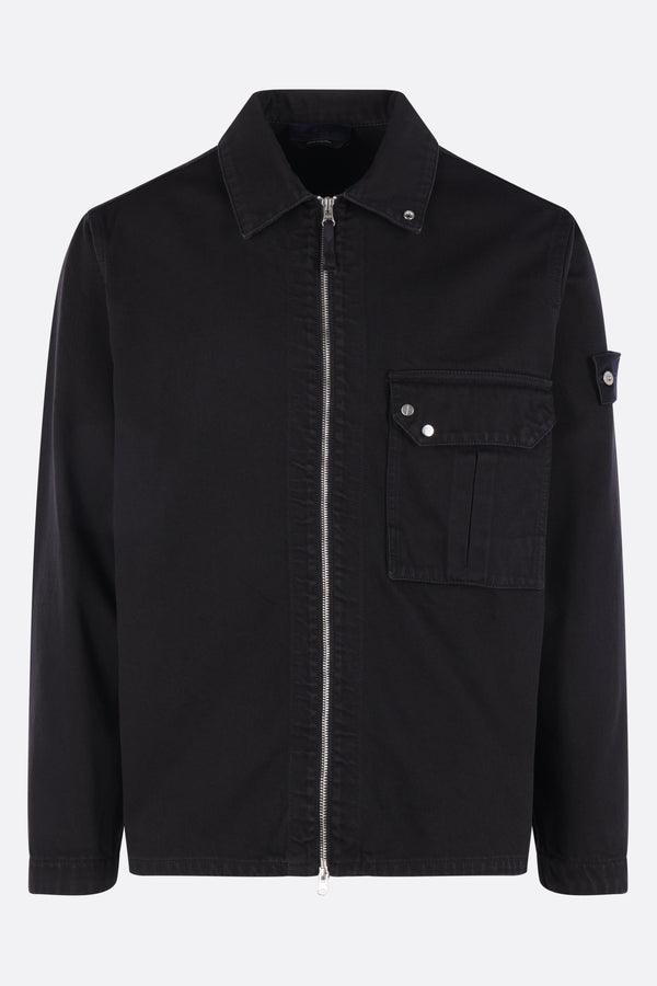 overshirt in Light Bull Denim-TC