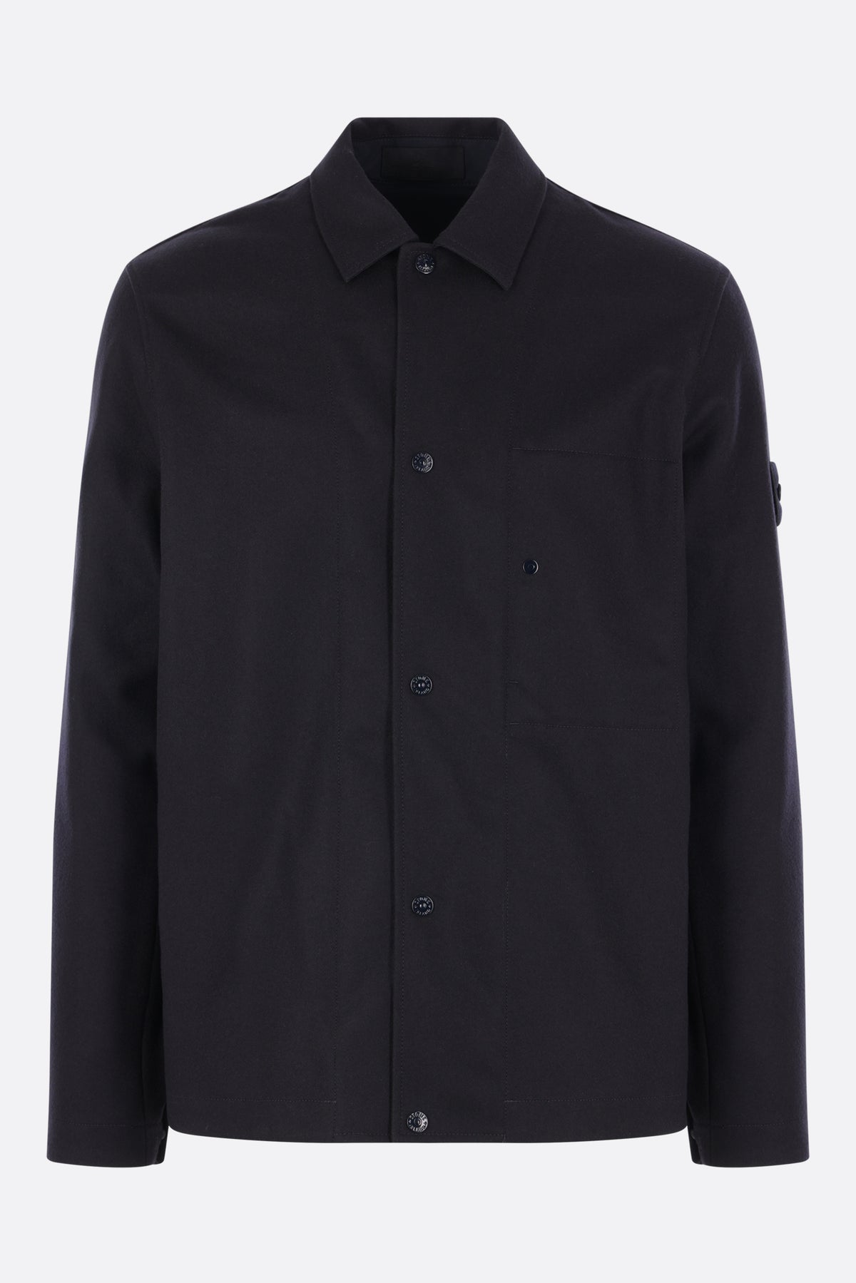 giacca-camicia Ghost in misto lana