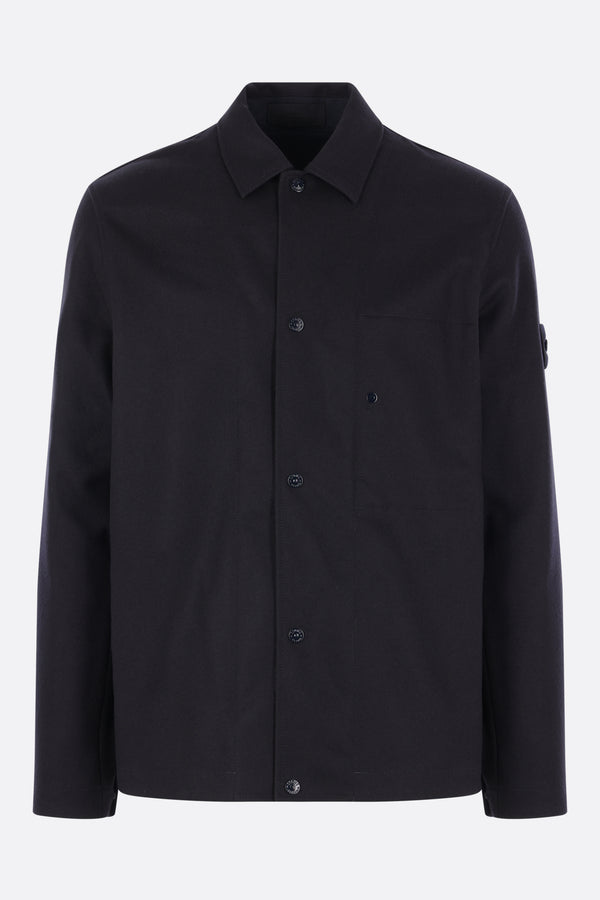 giacca-camicia Ghost in misto lana