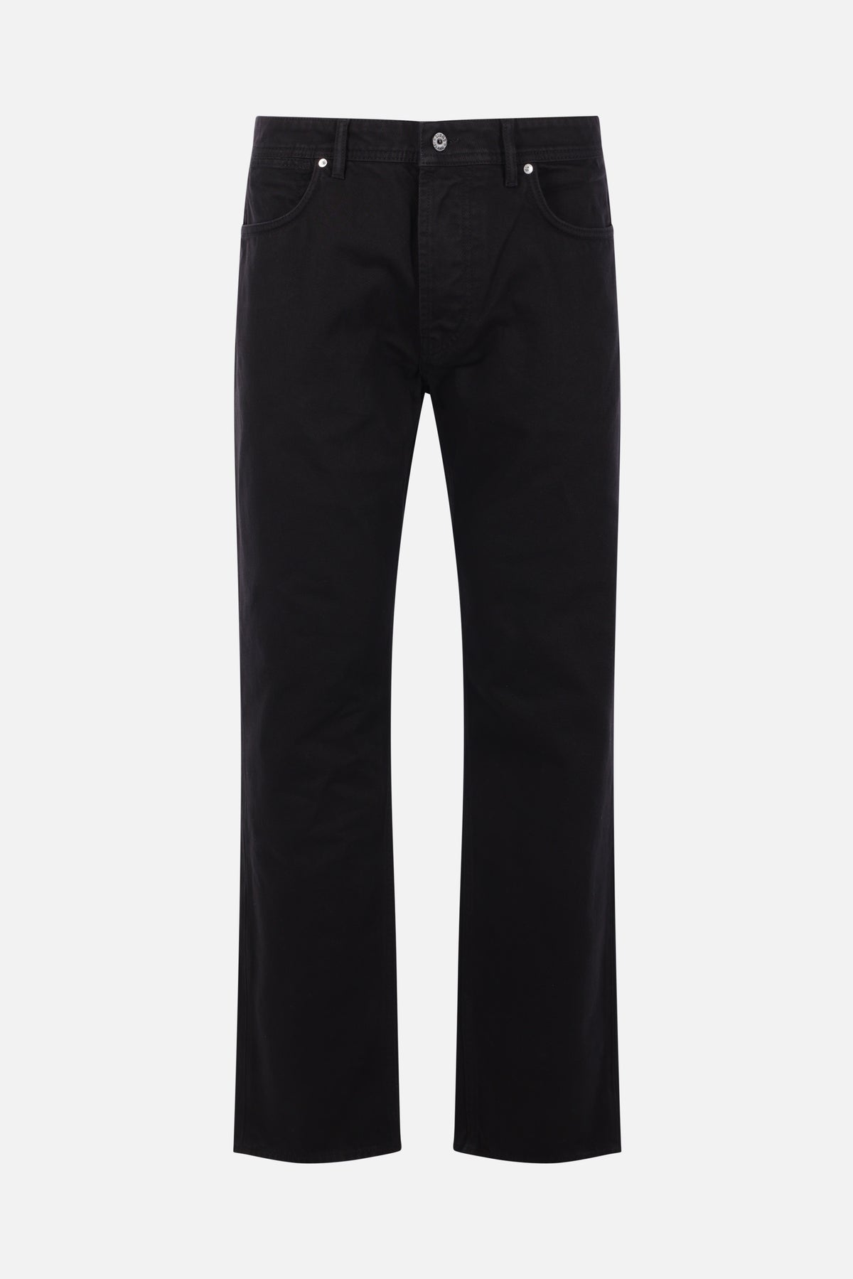 straight-leg jeans in denim