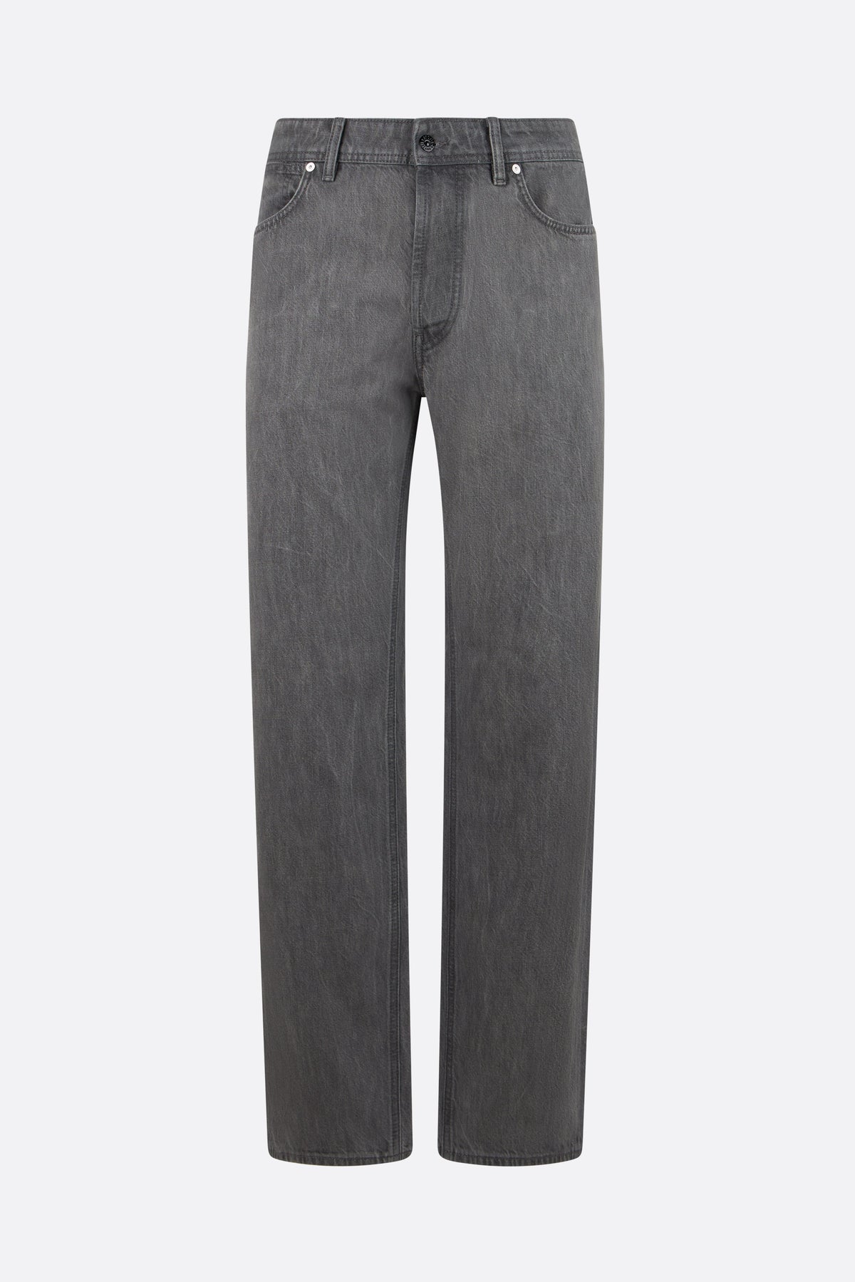 straight-leg jeans in denim