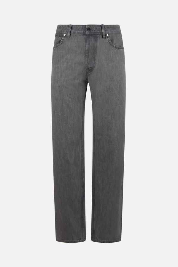 straight-leg jeans in denim