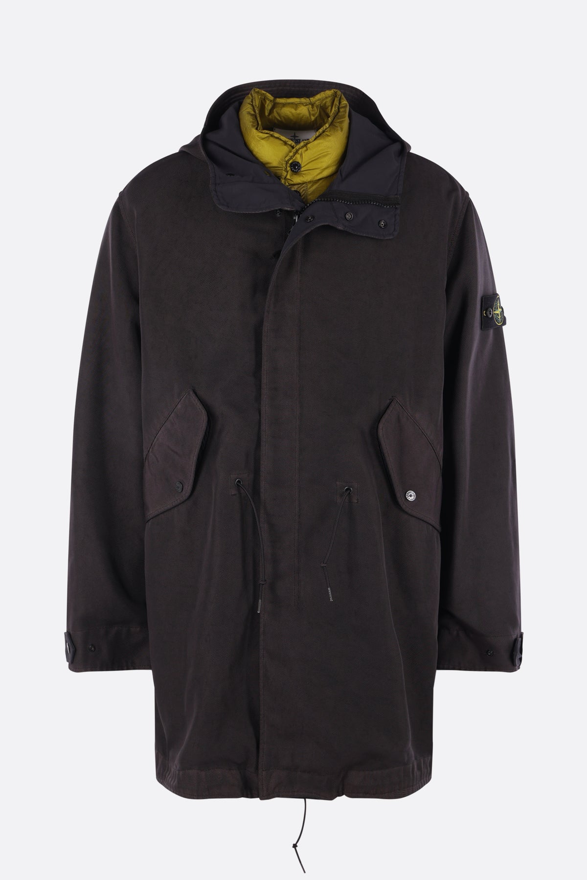 padded parka in Dense Oxford Nylon-TC