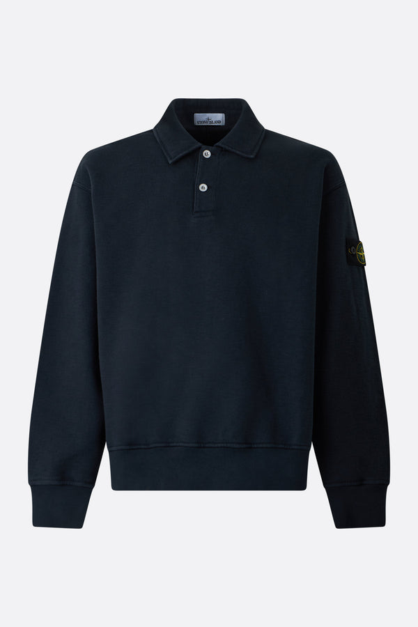 jersey polo sweatshirt