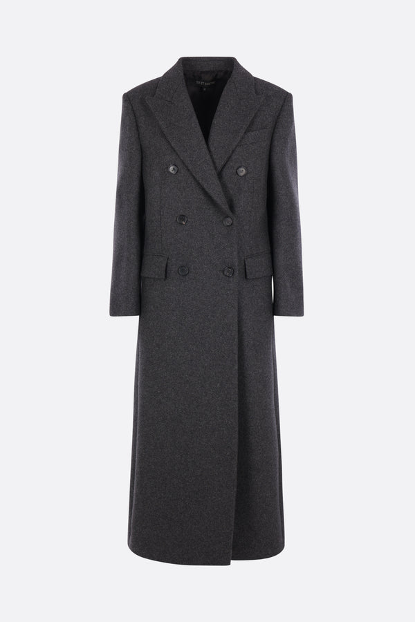 cappotto doppiopetto in misto lana