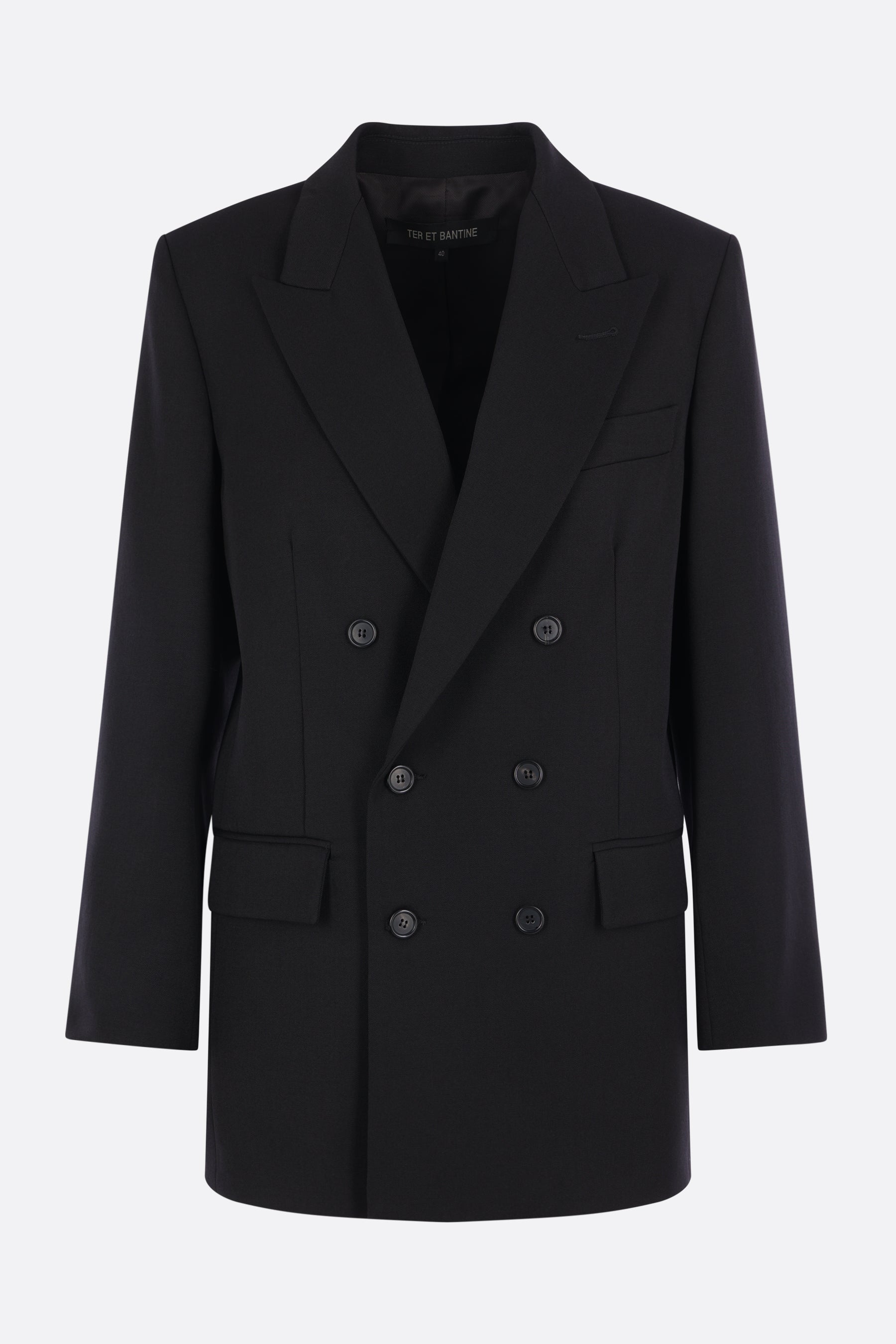 double-breasted jacket in wool