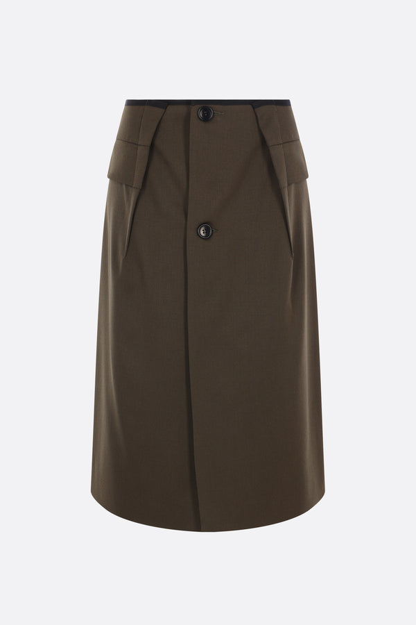 gonna midi in gabardine