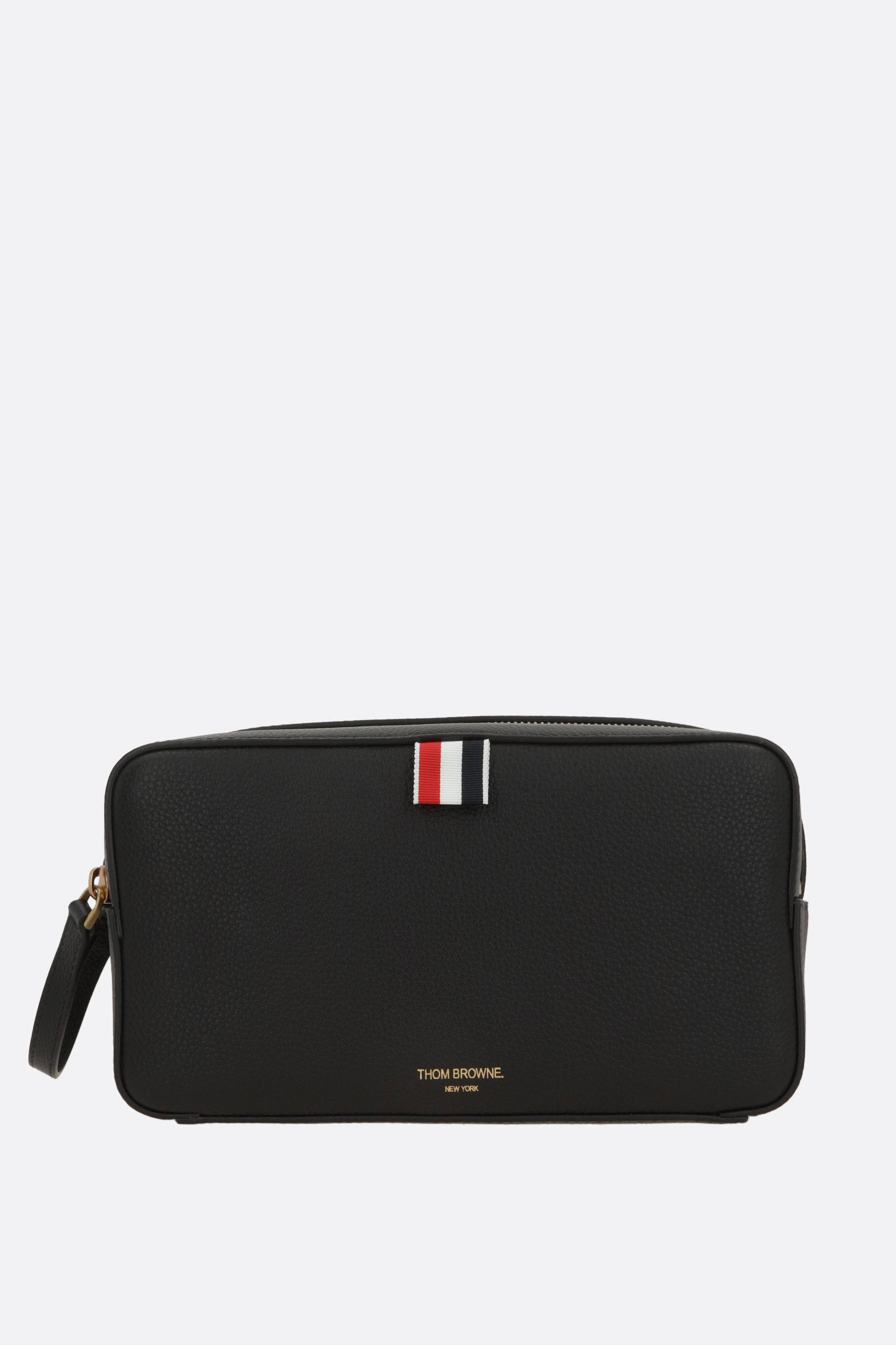 beauty case in pelle Pebble