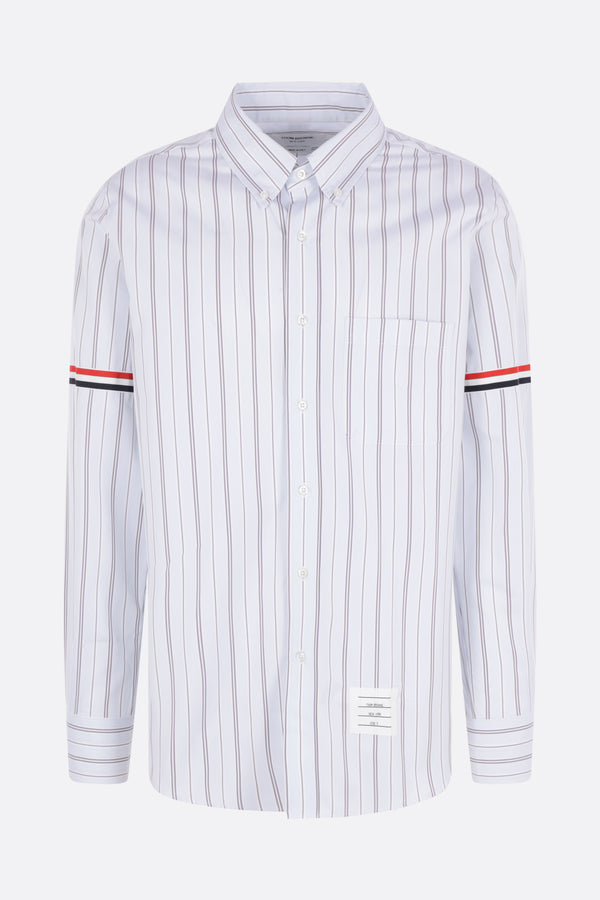 striped poplin shirt
