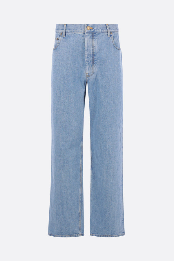 straight-leg jeans in Japanese Selvedge denim