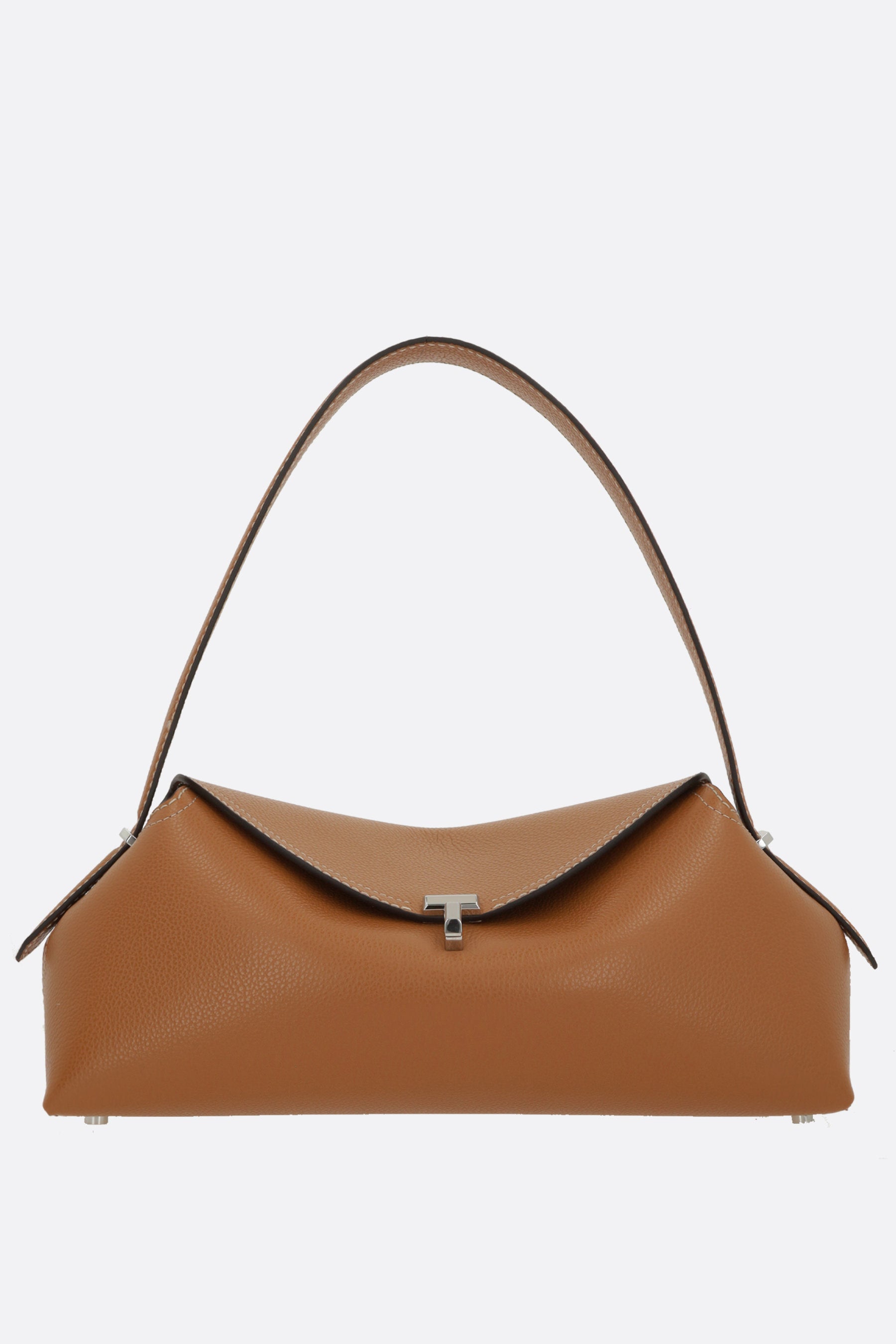 T-Lock shoulder bag in grainy leather