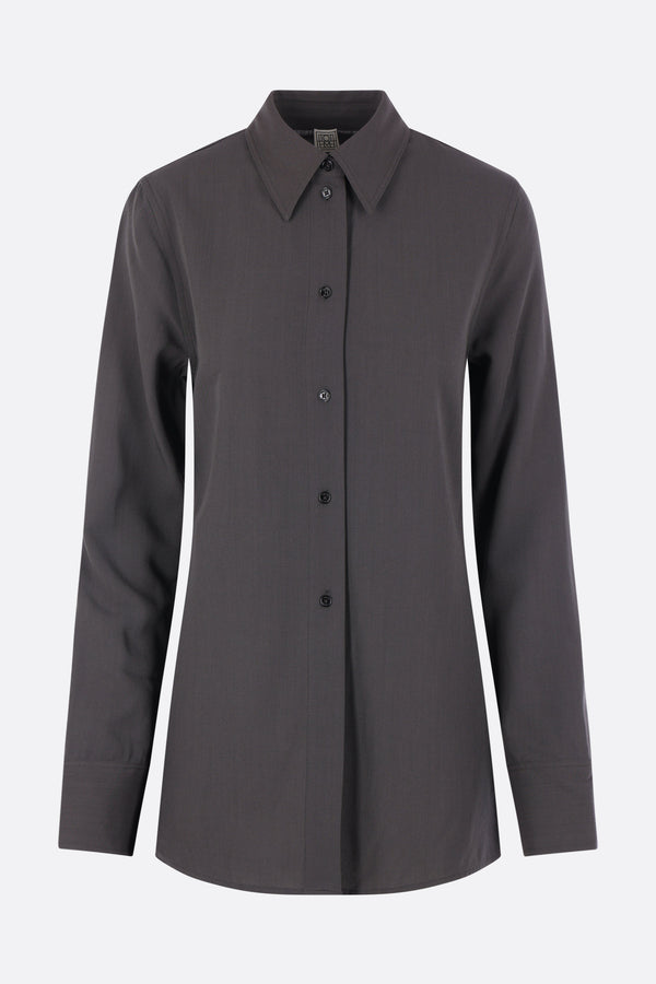 wool blend shirt