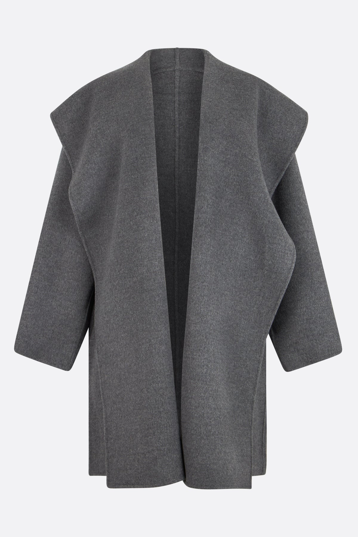 wool hooded coat