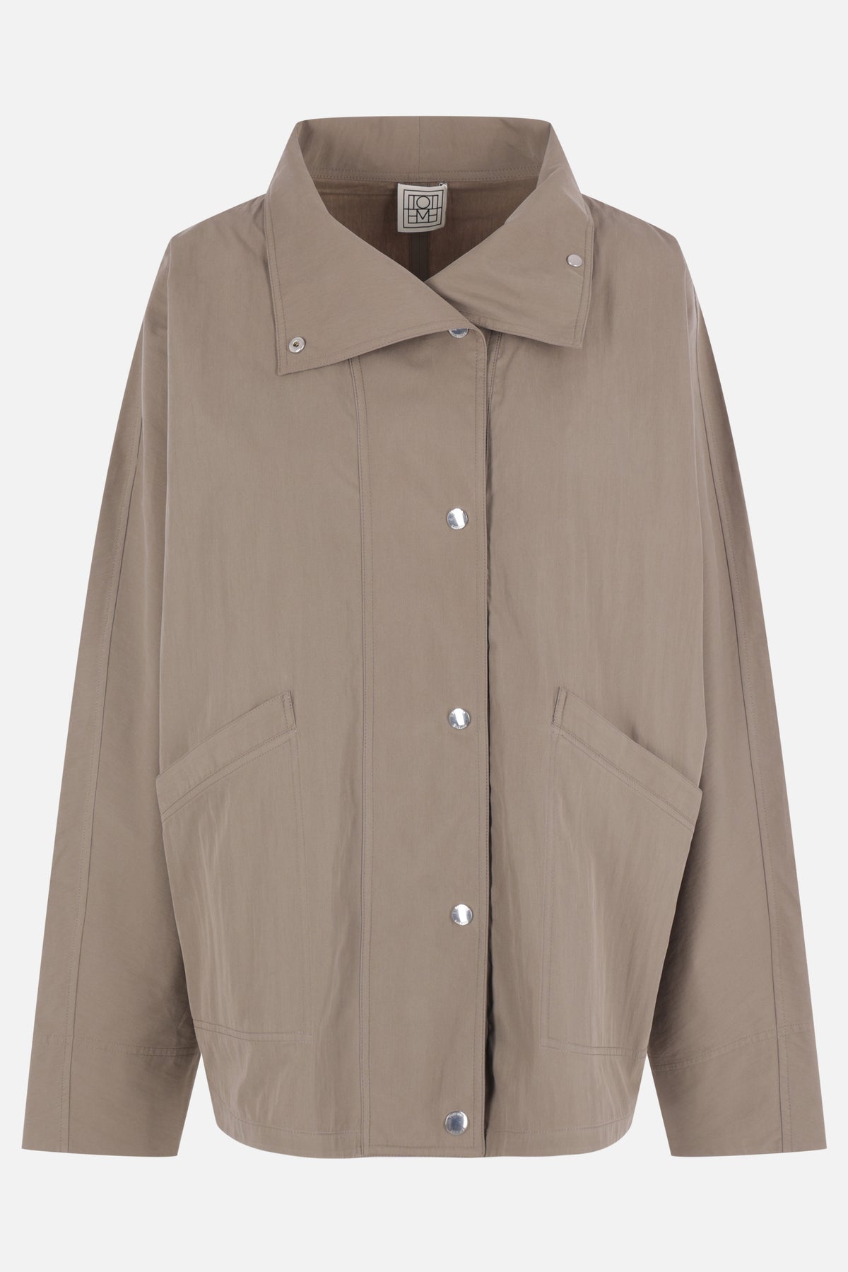 summer parachute jacket in cotton blend