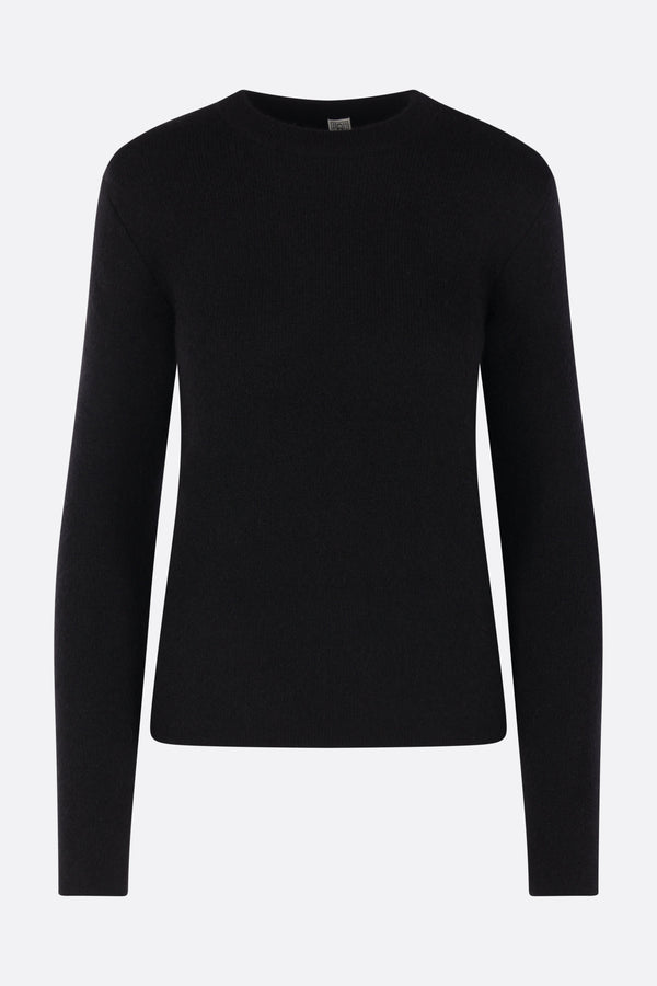 silk, alpaca and cashmere sweater