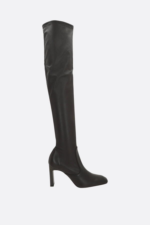 over-the-knee boots in stretch nappa