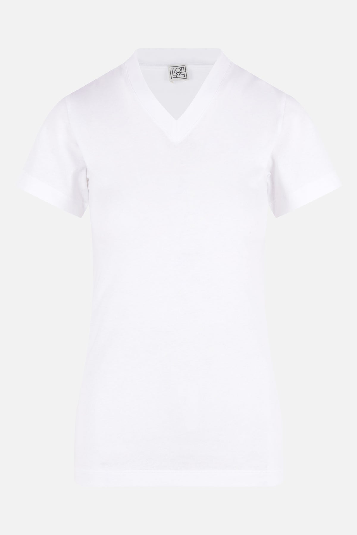 V-neck t-shirt in cotton