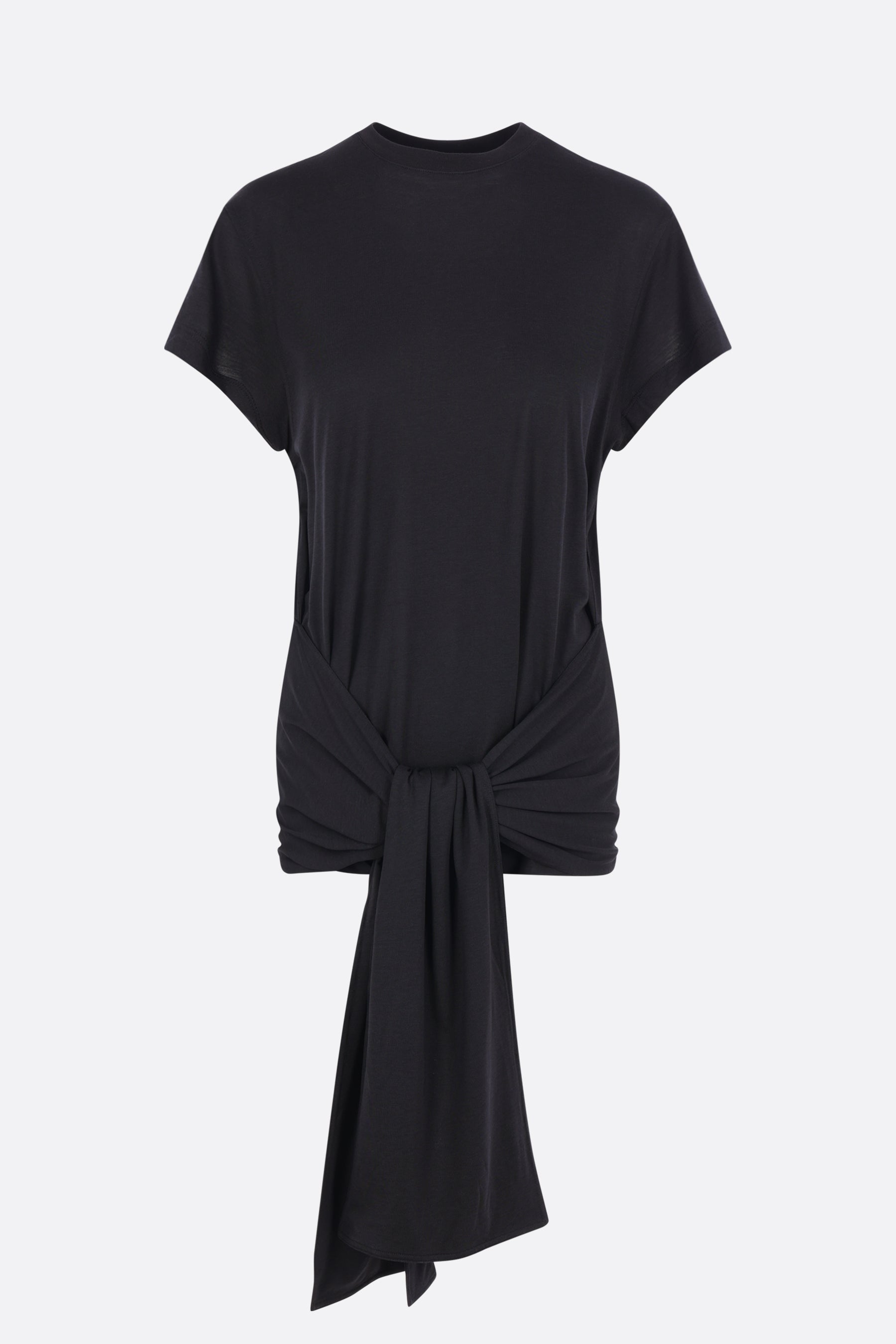 tie-waist jersey t-shirt