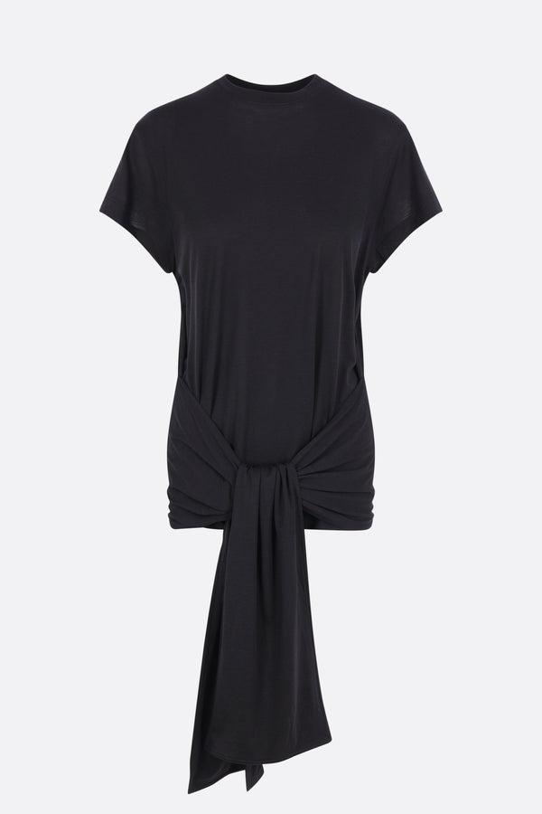 tie-waist jersey t-shirt
