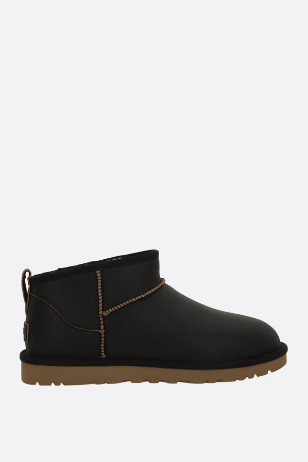 Classic Ultra Mini Contrast ankle boots in smooth leather