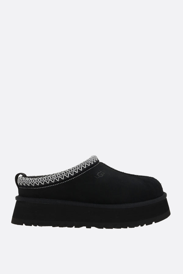 Tazz II flatform slippers in suede