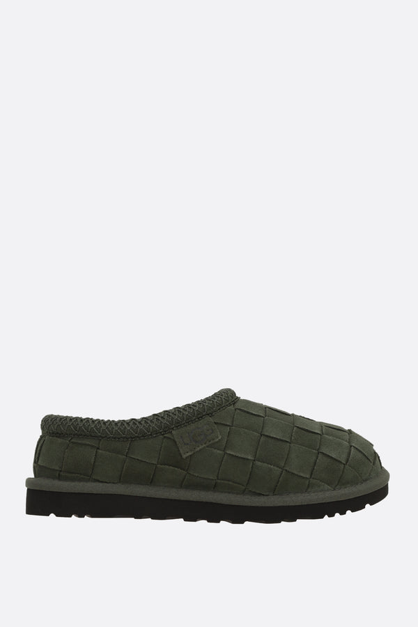 Tasman Woven slippers in suede