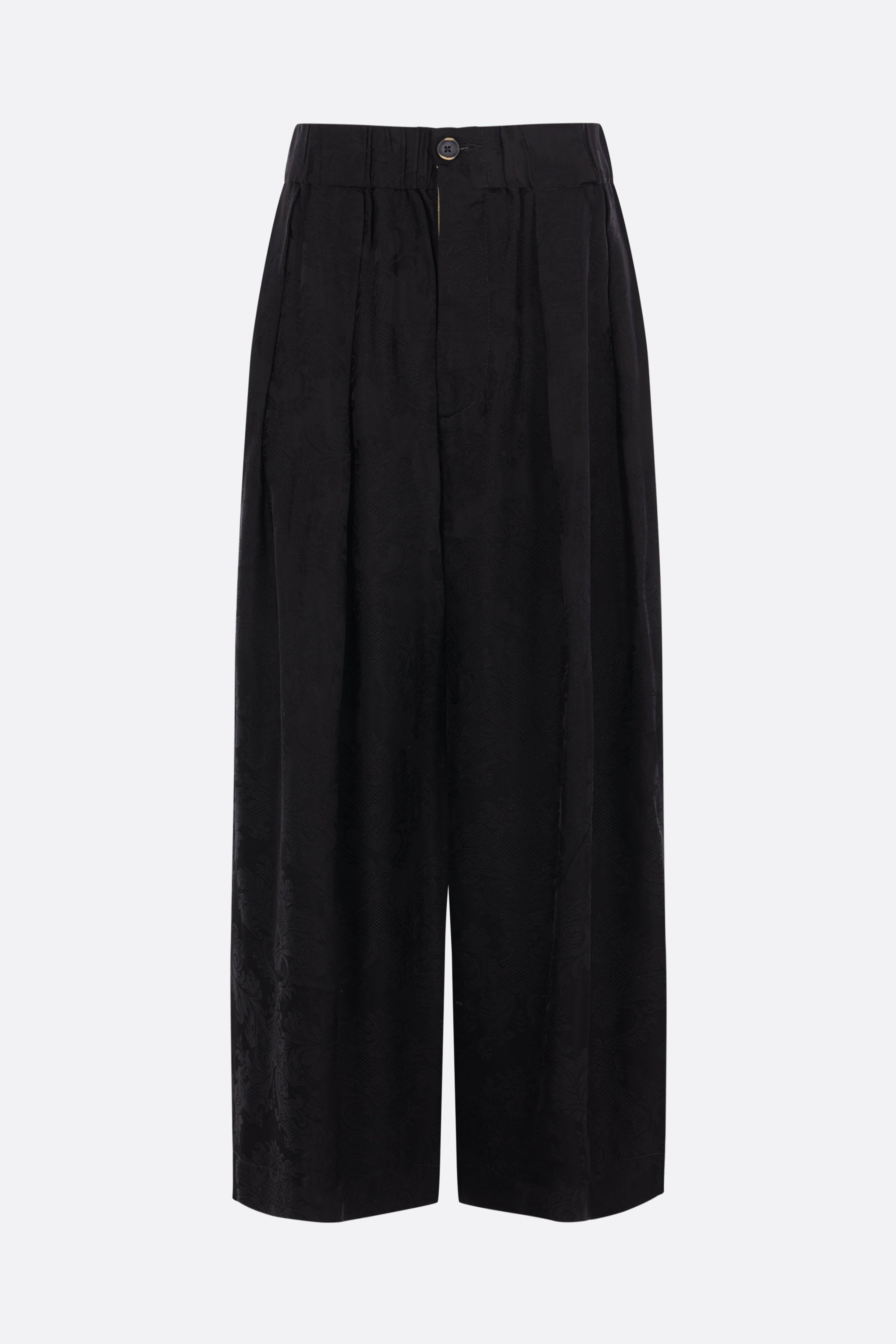 Poetic cropped trousers in jacquard