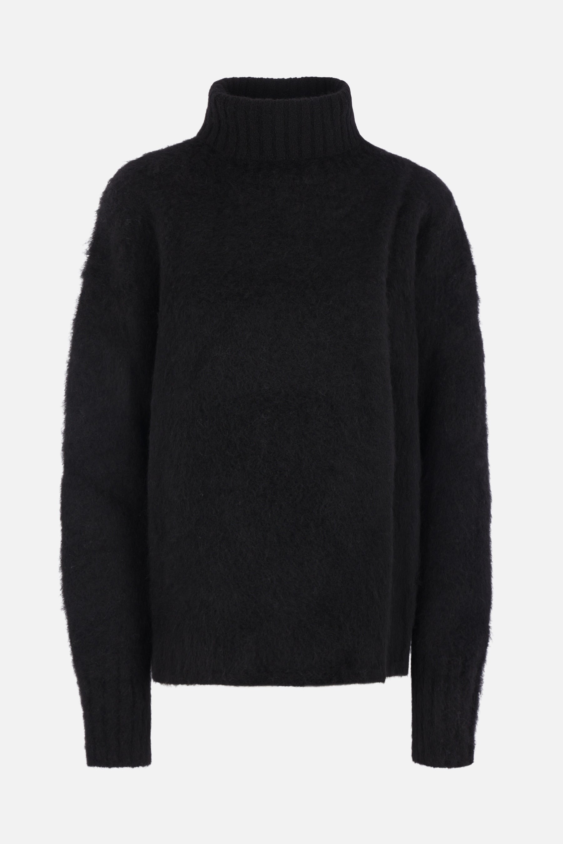 alpaca wool blend turtleneck sweater