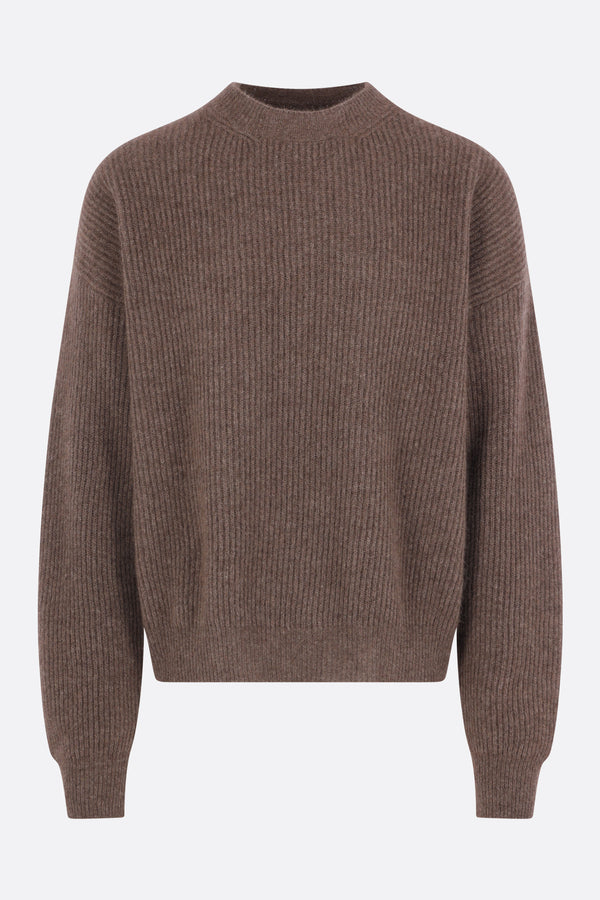 rib wool sweater