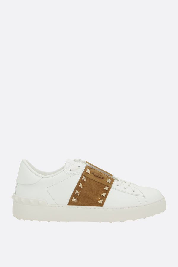 Rockstud Untitled sneakers in smooth leather