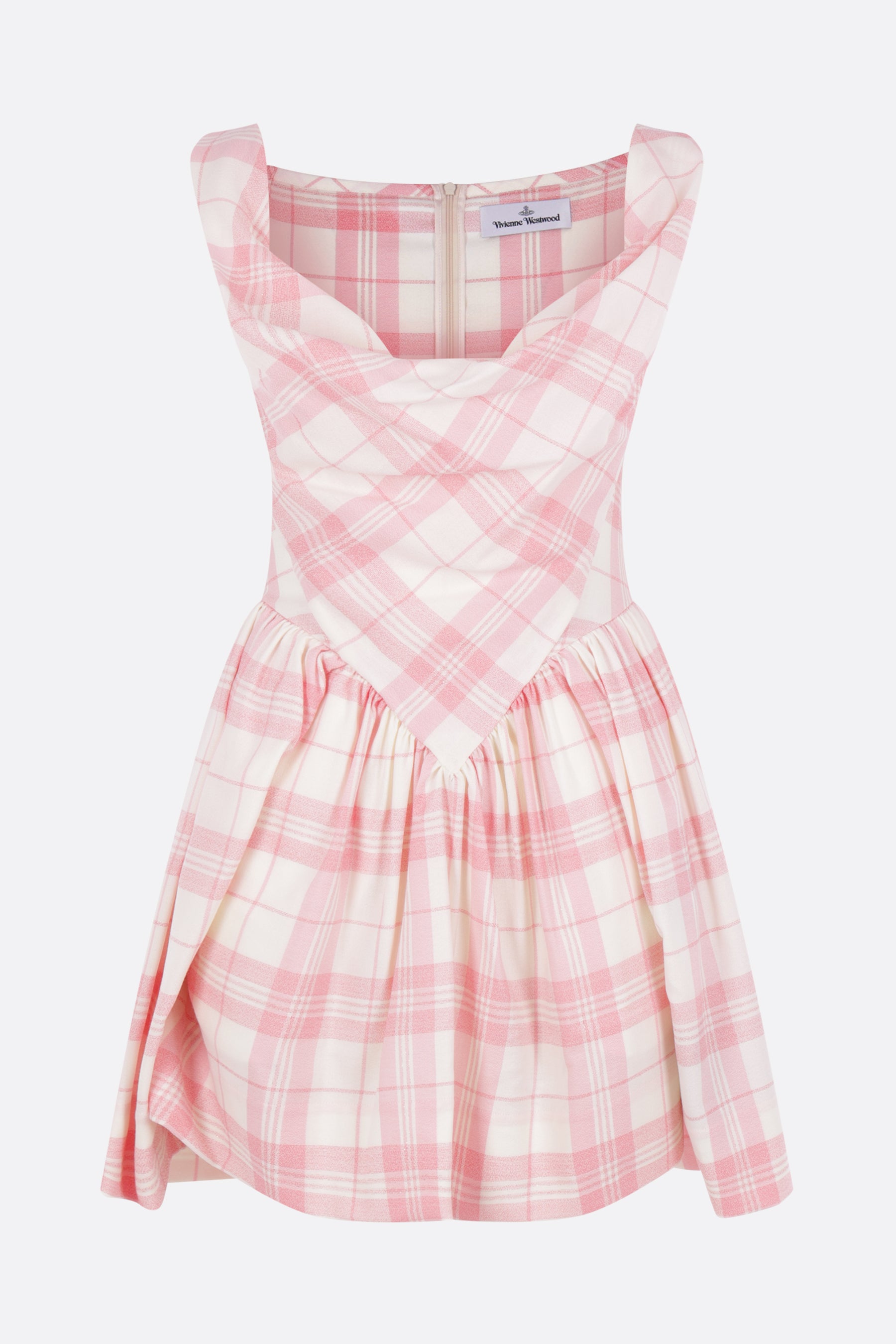 Sunday mini dress in check wool