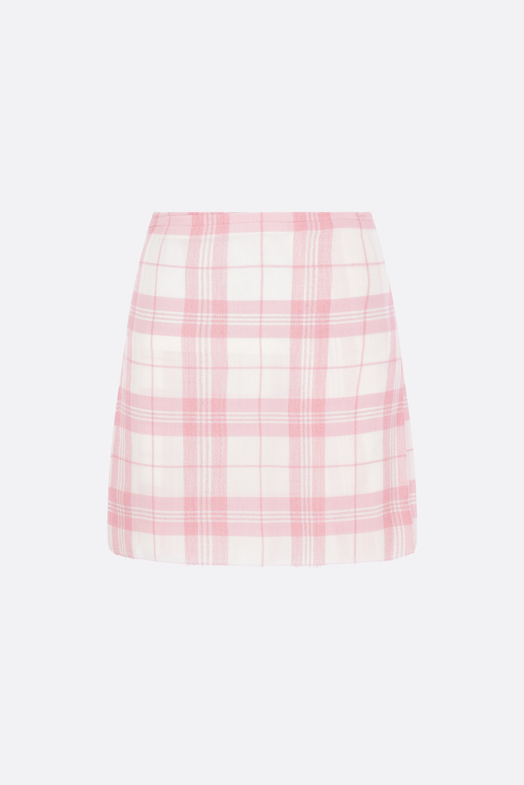 mini kilt in check wool