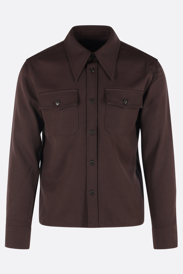 Uniform Chente shirt in wool blend