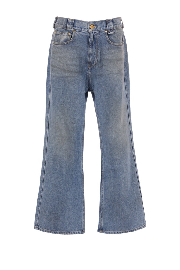 jeans flare in denim