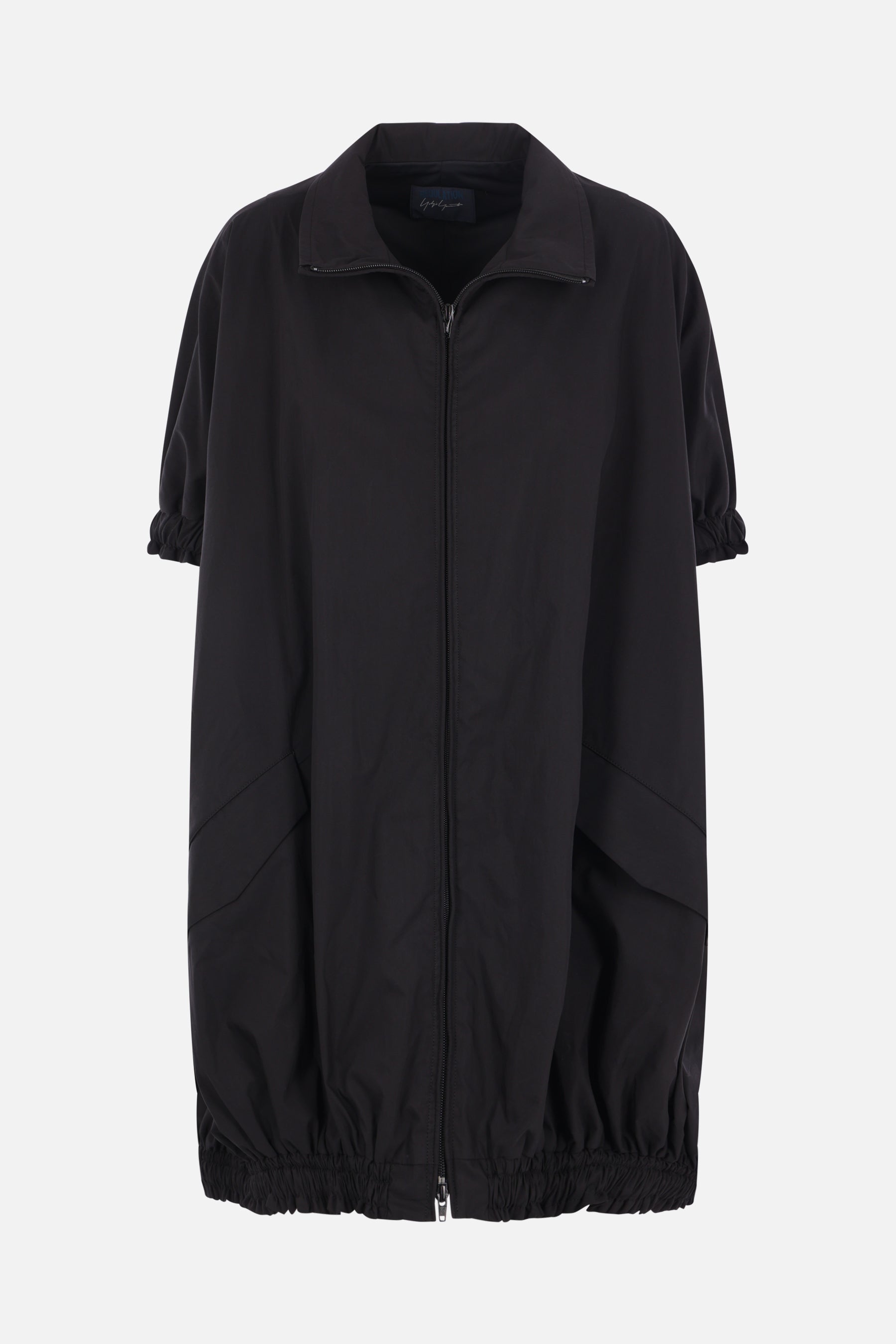 oversized windbreaker jacket in technical cotton