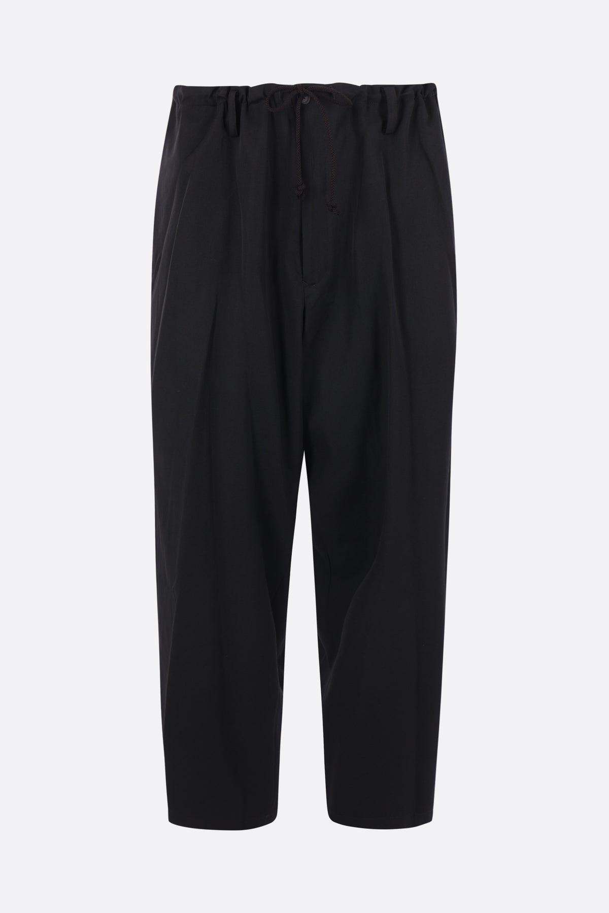 baggy trousers in gabardine