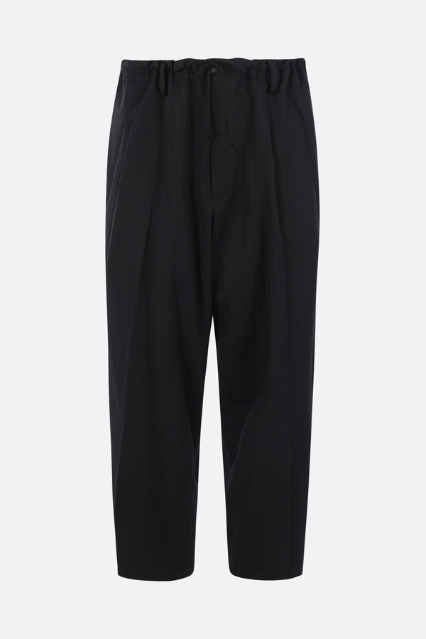 pantalone baggy in gabardine