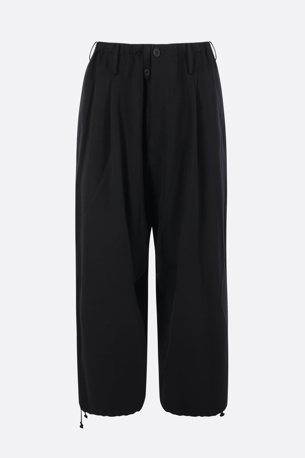 pantalone loose-fit in gabardine