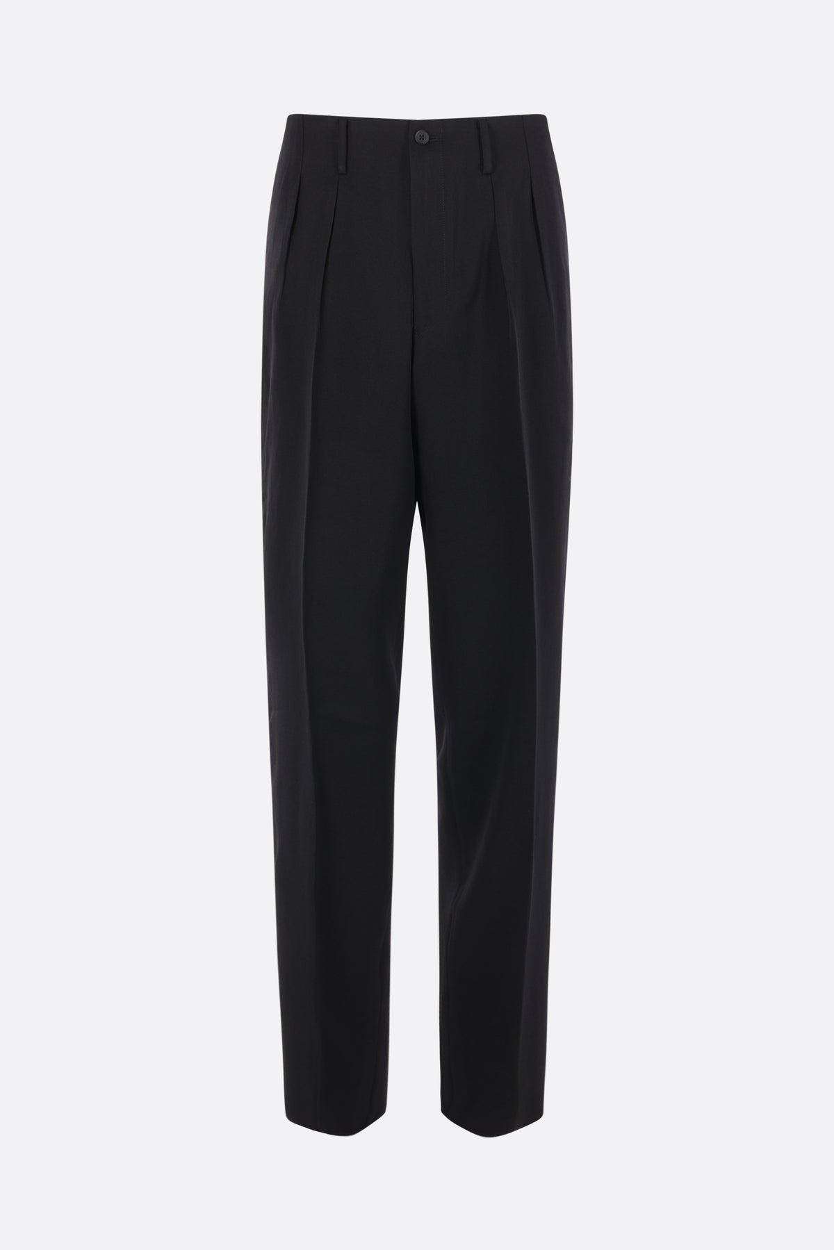 darted trousers in gabardine